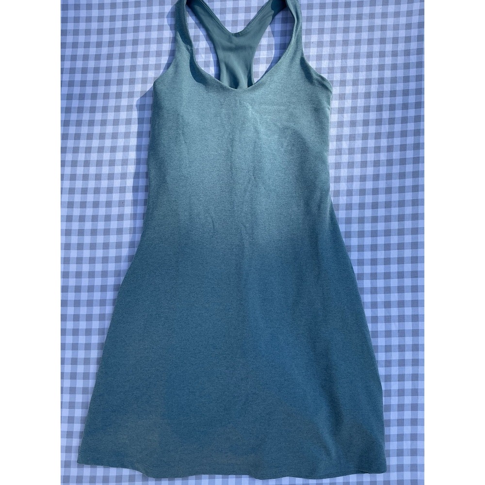 Girlfriend Collective Athletic Dress Blue Built In Shorts Tennis Women's XS - Picture 1 of 4